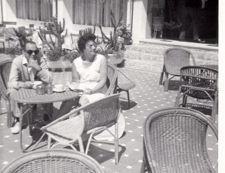 Benidorm Hotel Terrace c1960