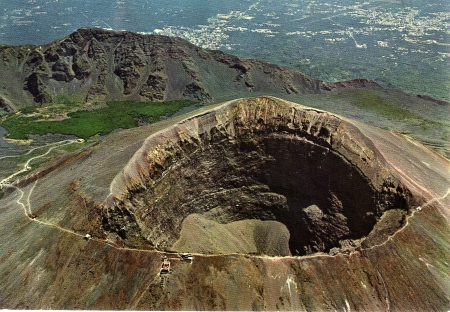 Vesuvius the crater