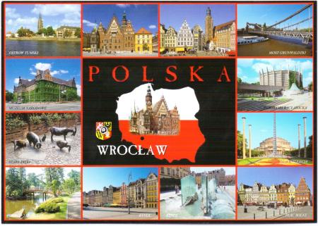 Wroclaw Poland Postcard