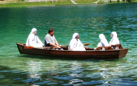 Lake Bled Nuns