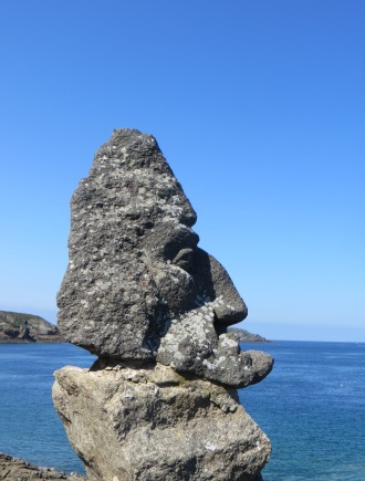 Les rochers sculptés St Malo France
