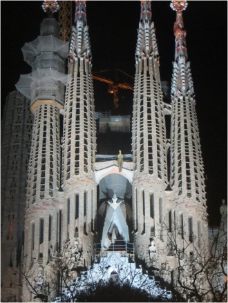Sagrada Familia at Night